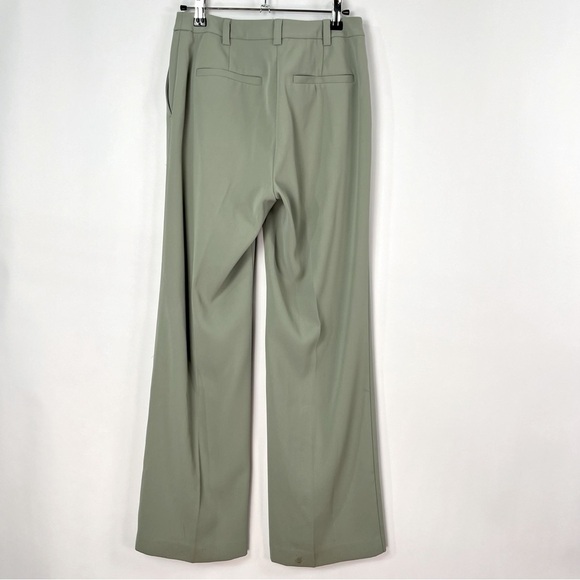 Nordstrom Open Edit Mint Green Wide Leg Trouser Pants sz 2 NWT - Picture 2 of 7